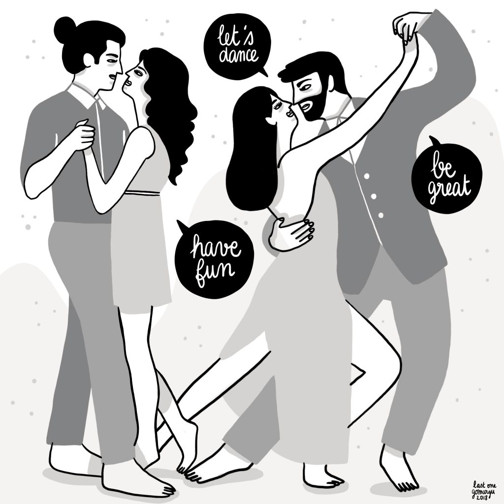 Illustrator Gomargu - Let's dance