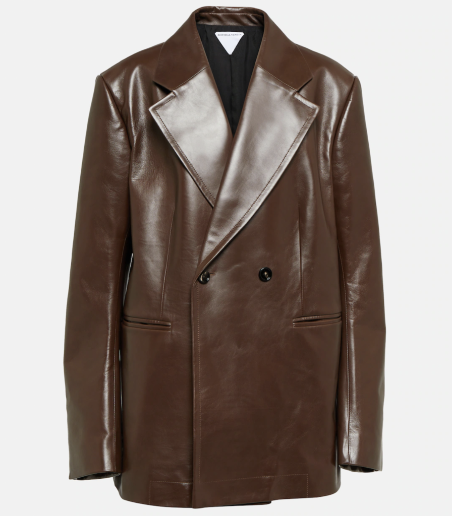 leather blazer copenhagen fashion week trend